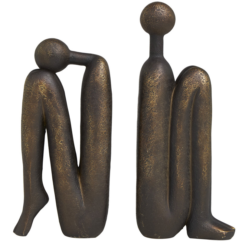 People Bookends, Bronze