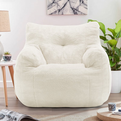 Bean Bag Chair, Foam Filled Bean Bag Chairs For Adults, Lazy Sofa Couch Chairs For Living Rooms, Bedrooms, Apartment