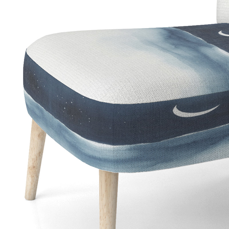 Chaise d'appoint Moon - chaise d'appoint Horizon I de Blue Night, Chaise d'appoint sans accoudoirs
