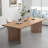 Burlywood Rectangular Solid Wood desk-110909414
