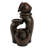 3-Tier Fountain Modern Decorative Polyresin Clay Pot Electric Outdoor Hand Painted Cascading Water Feature