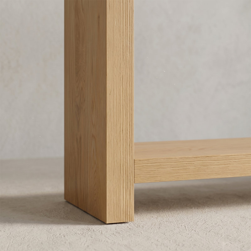 Console à 3 tiroirs, table d'entrée en bois 70,9 po avec rangement