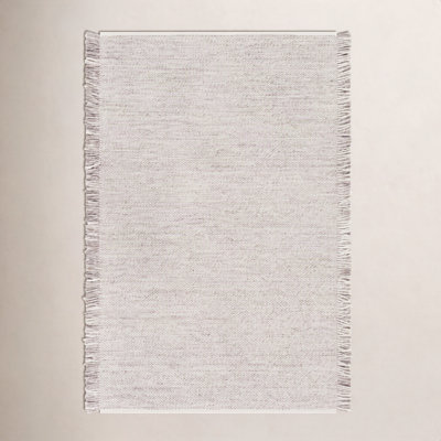 Hinton Taupe Cream Hand-Woven Outdoor Rug