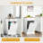 Kitchen Tilt Out Trash Bin Cabinet Free Standing Recycling Cabinet Trash Can Holder With Drawer
