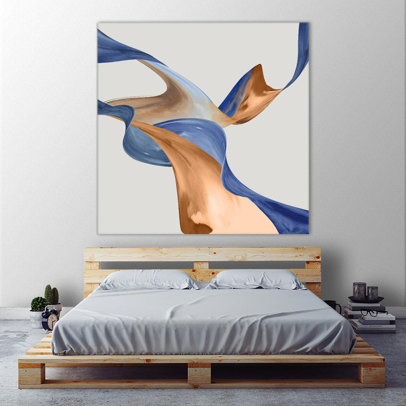 «Th pens Through Time I», reproduction d'art sur toile géante de 72 po x 72 po, H 84 po x l 84 po x P 1,5 po