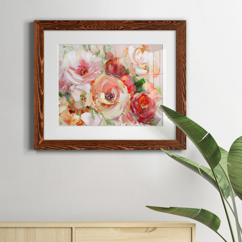 «Bold Summer» par J Paul, reproduction d'art sur papier encadrée, H 20 po x l 17 po x P 1,5 po, Papier avec cadre érable