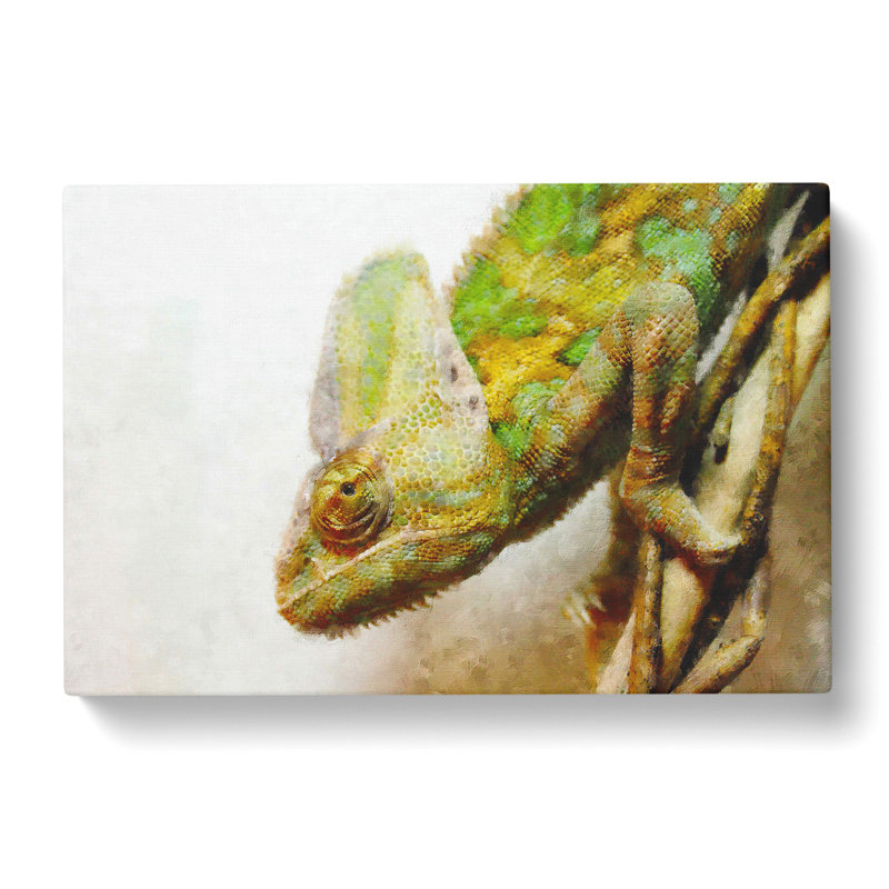 Chameleon Lizard Vol.3 - Wrapped Canvas, 35cm H x 50cm W x 3cm D