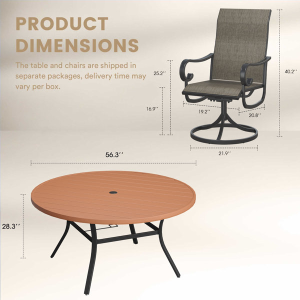 Dimensions du produit