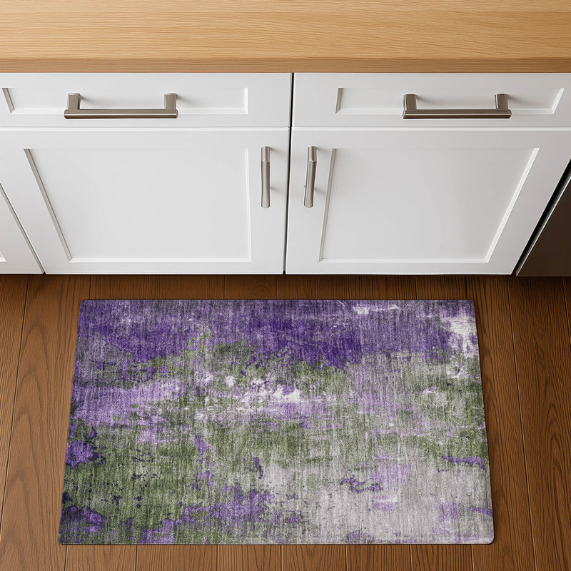 Tapis abstrait lavable en machine Premium Medena AMF1870, Rectangle 1 pi 8 po x 2 pi 6 po