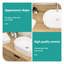 Lavabo de salle de bain ovale en céramique 19,22X12,04 pouces - Blanc, moderne, teinté, design moderne et impressionnant