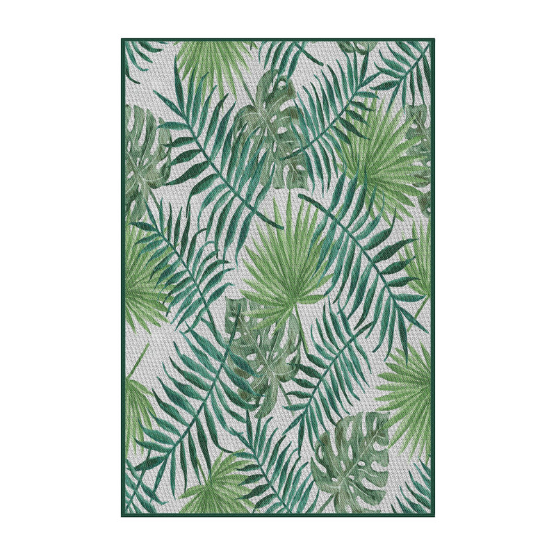 Tapis de zone verte à motif Lenard, Rectangle 6 pi x 9 pi