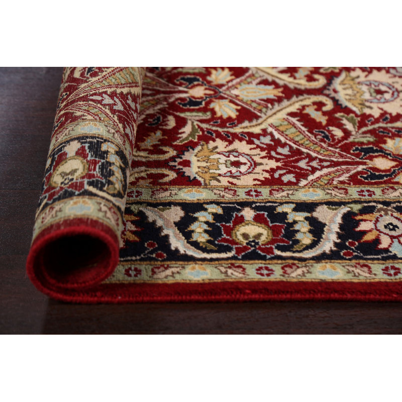 Tapis Aubusson à teinture végétale noué à la main 4 x 6