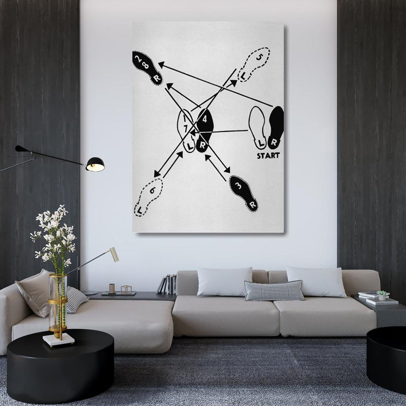 Schéma de danse (tango), 1960 MCG-W1114PFB, 48'' H x 34'' W