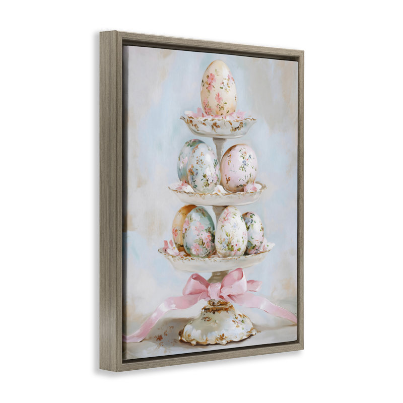 Cadre flottant Pastel Coquette, Cadre flottant orme Montalcino, H 21 po x l 17 po