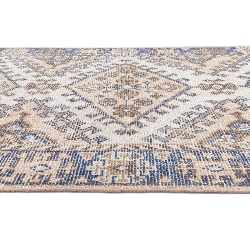 Tapis rouille / ivoire touffeté à la main Chalet, Rectangle de 5 pi x 8 pi