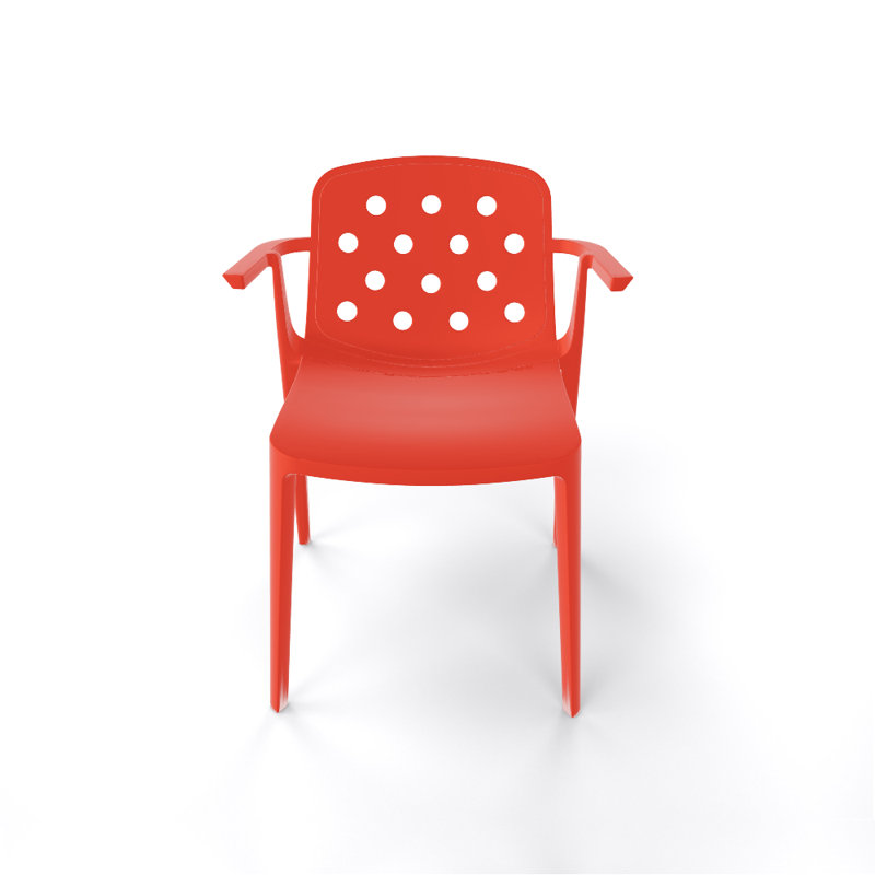Isidora Patio Armchair, Red