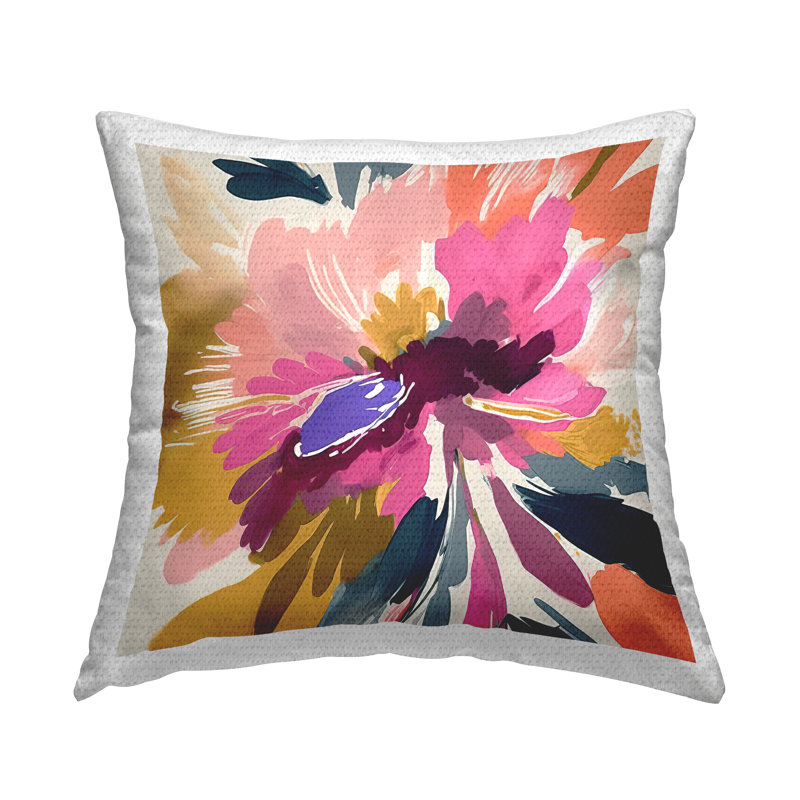 Abstract Outdoor Throw Pillow