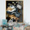 «Blue Blooming Bouquet I», impression sur toile