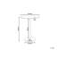 Dining Table with Iron Base-1979425402
