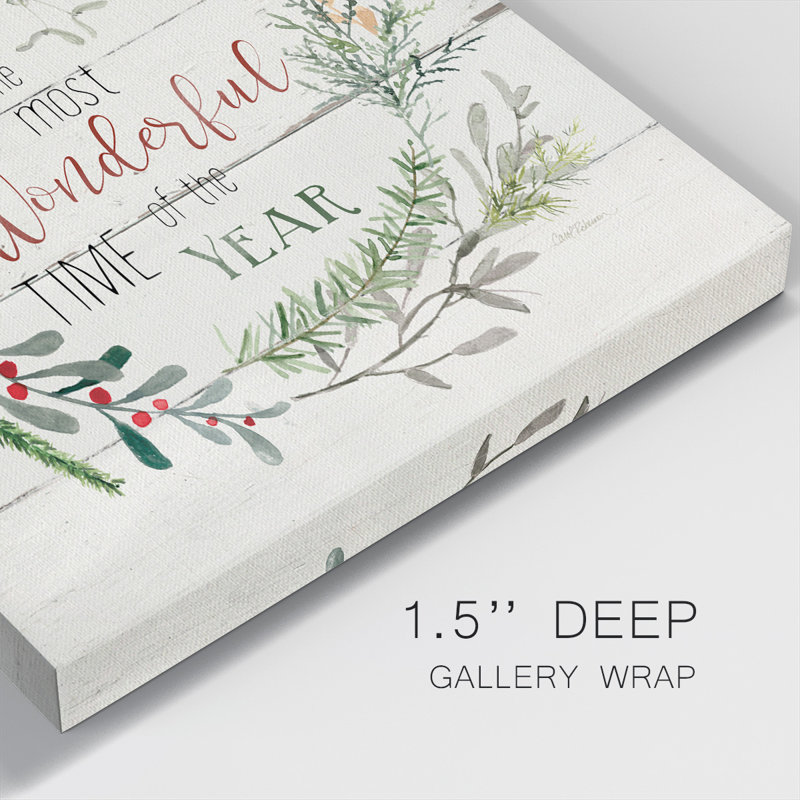 Time of the Year - Toile tendue avec châssis de qualité supérieure - prête à être accrochée