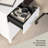 Orkurga 54” Office Desk with Drawer and Cabinet, Computer Office Desk with Storage, Modern Wood, White-1803098679