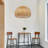 Grian 1 - Light Light Brown Single Pendant-1161287779