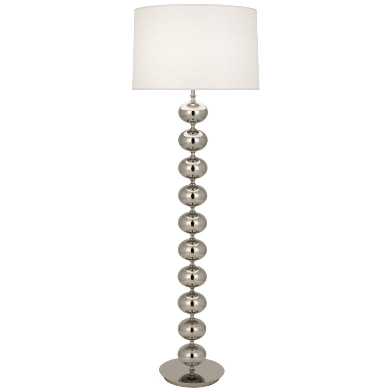 Hollywood Floor Lamp, Polished Nickel