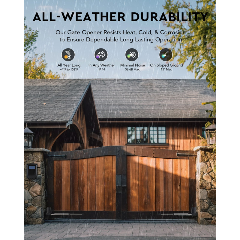 Double ouverture automatique des portes battantes pour portes jusqu'à 1300 lb. 20 pi avec ensemble complet de télécommande