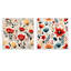 Coriandre - Ensemble de 2 collages carrés botaniques abstraits-101858988-101858986