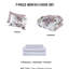 Motif floral mauve avec feuilles-121054513