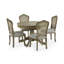 Tamkia 49cm H Polyester Upholstered Full Back Side Chair in Brown