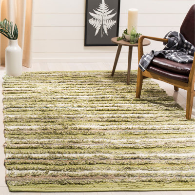 Bester Hand Woven Cotton Striped Rug