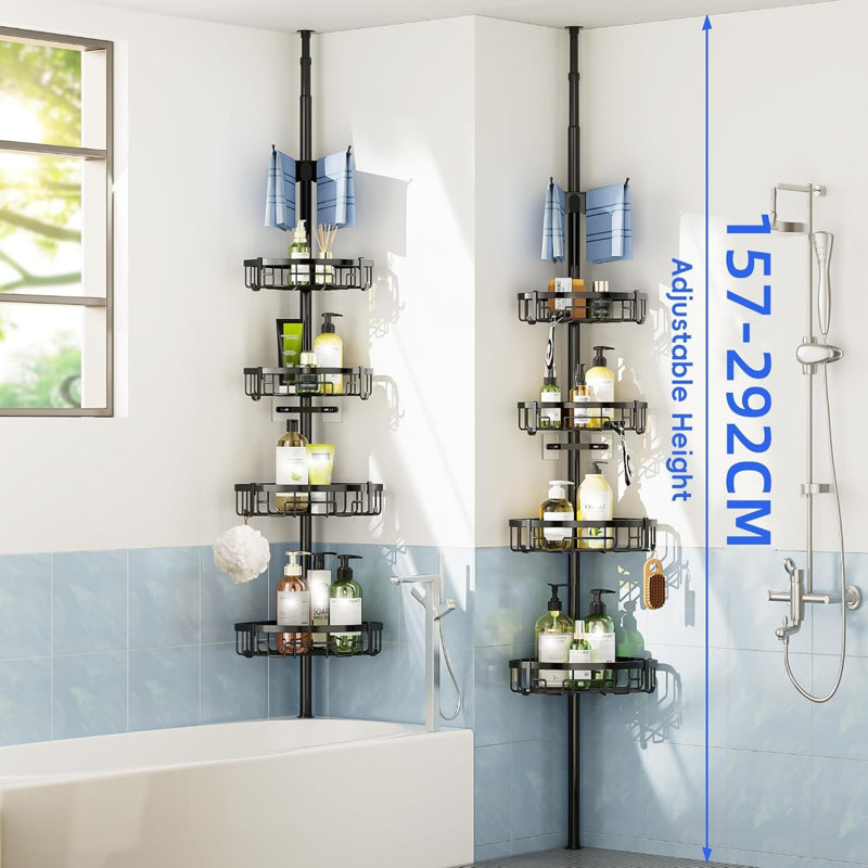 Tension Stainless Steel Shower Shelf