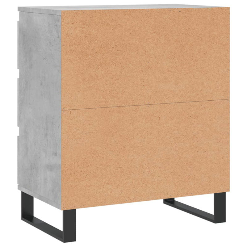 Manoj End Table, Concrete Grey