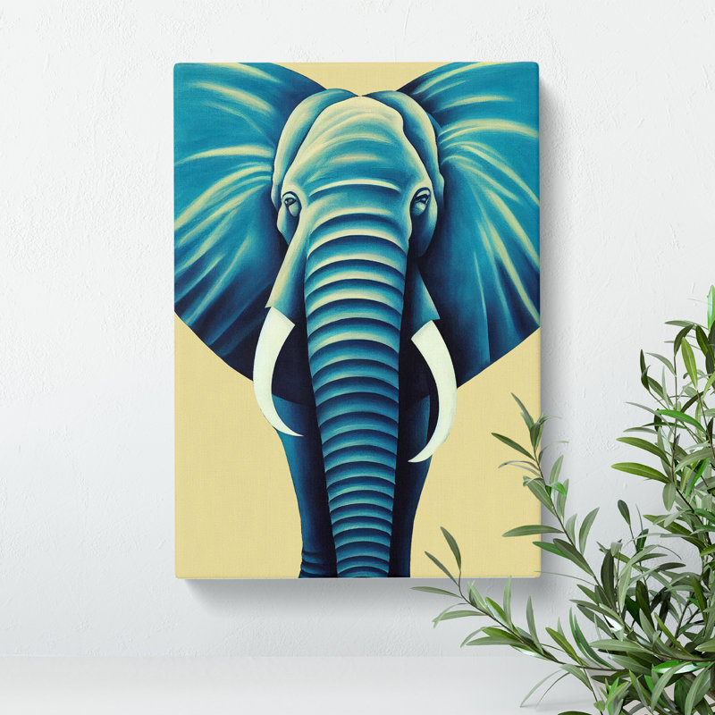 Majestic Elephant - Wrapped Canvas, 76cm H x 50cm W x 3cm D
