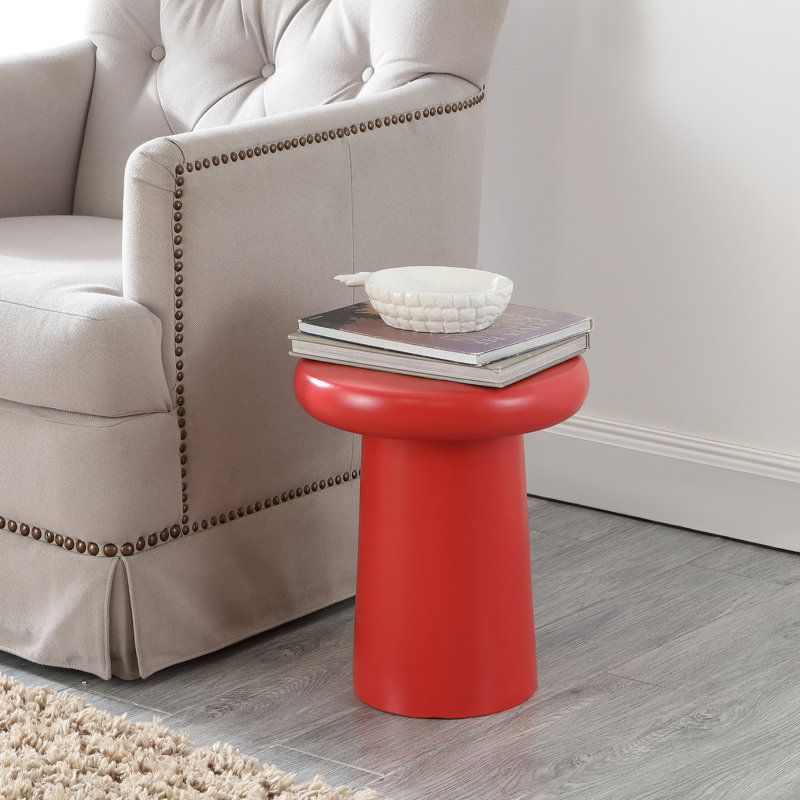 Giffard End Table, Red