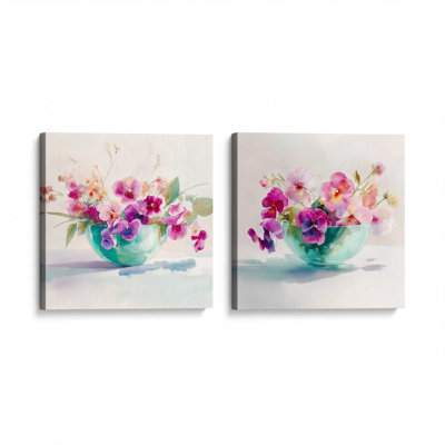 Blossoms in Glass Set of 2 Prints