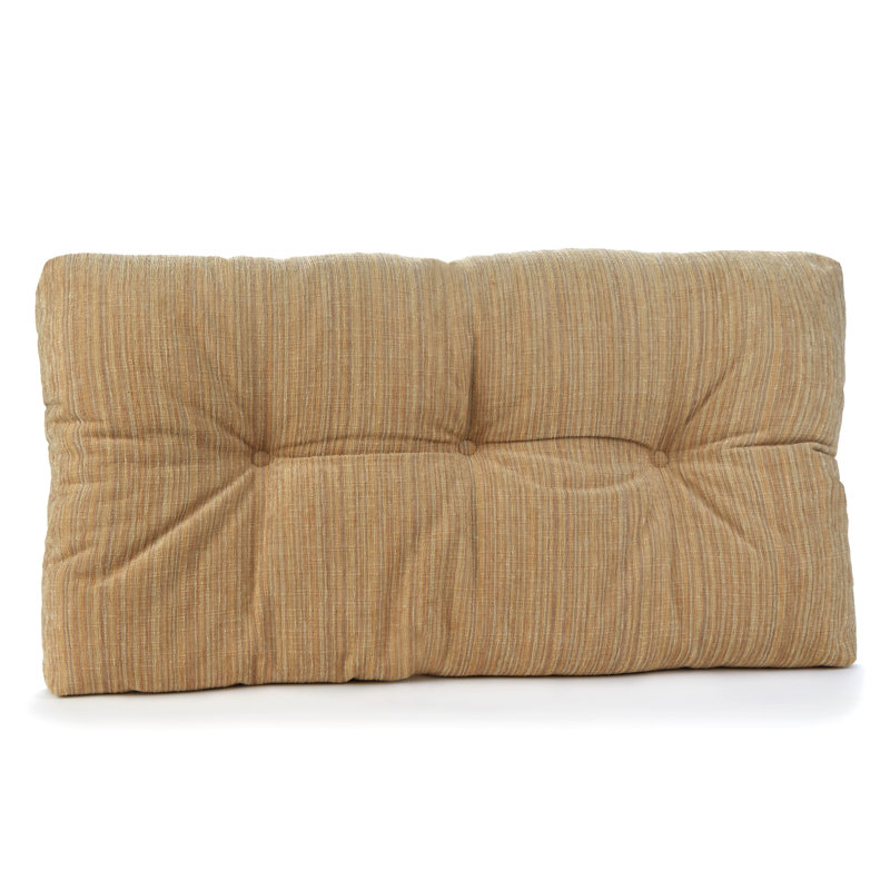 Coussin de banc en chenille antidérapant, Sable, L 27 po x P 14 po
