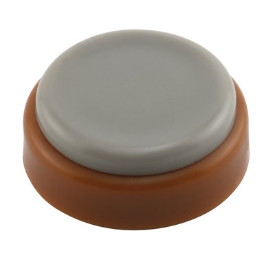 Pare-chocs de sol en plastique rond auto-adhésif ou à visser de 1 po Prime-Line