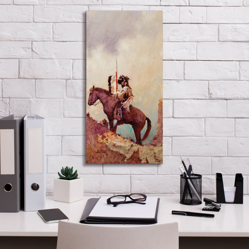 'Raven Notch' by J. E. Knauf, Canvas Wall Art, 24" H x 12" W x 0.75" D