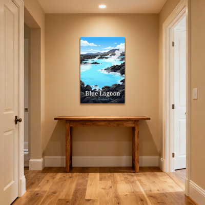 Scenic &Cityscapes Blue Lagoon Iceland Landscape Art Print