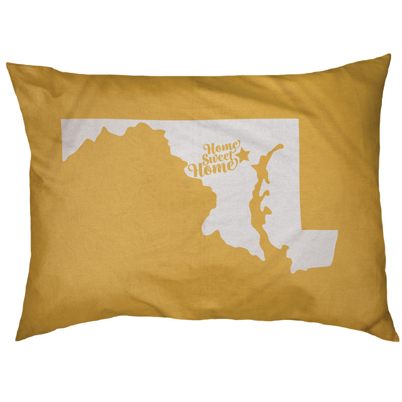 Coussin pour chien d’extérieur baltimore pour chien home, Petit (l 28 po x P 18 po x H 6 po), Jaune
