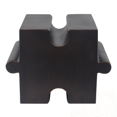 Side Table with Puzzle shape and sturdy base