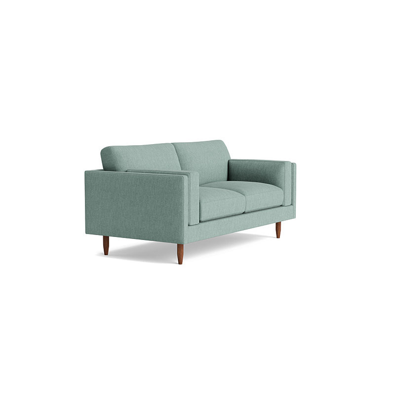 Skinny Fat Loveseat (70"), Performance Weave - Spa