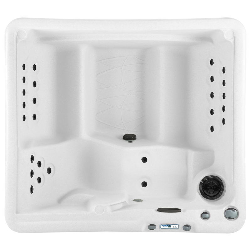 Lifesmart Spas LS350 Plus 110 Volt 5-Person 28-Jet Rectangle Plug and Play Hot Tub with Ozonator