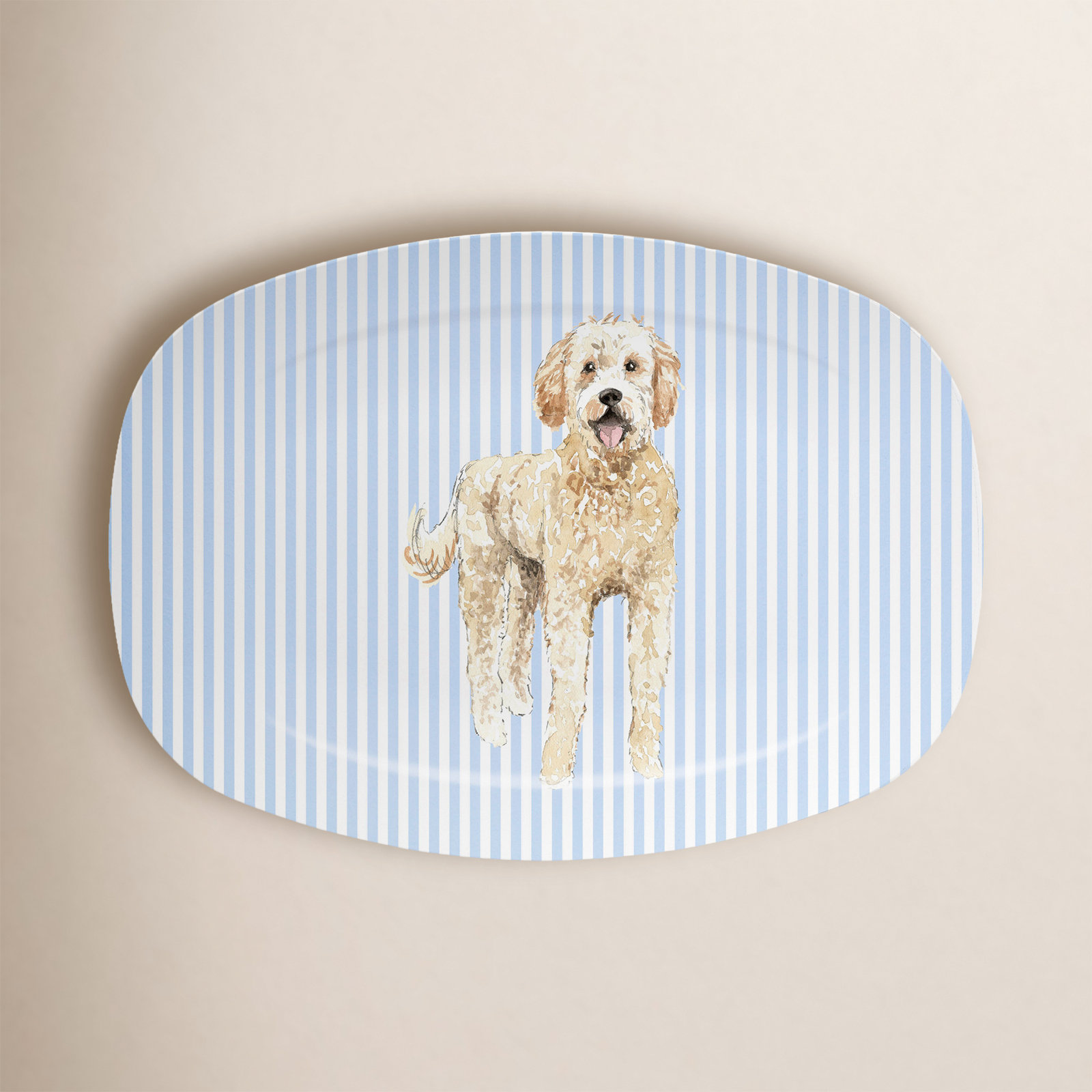 Traychic Oval Resin Platter