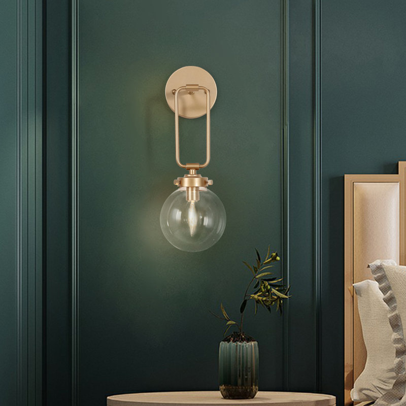 Alec Dimmable Wall Sconce, Rose Gold