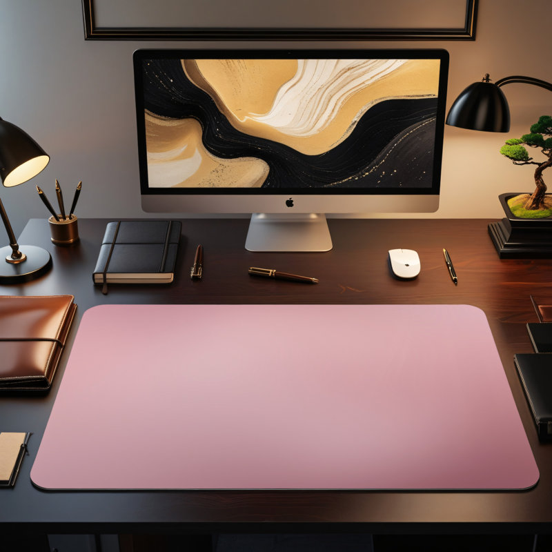 Polyester Desk Pad, 14.4x12.1