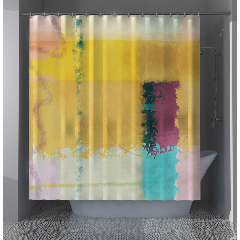 Glenice Abstract Shower Curtain