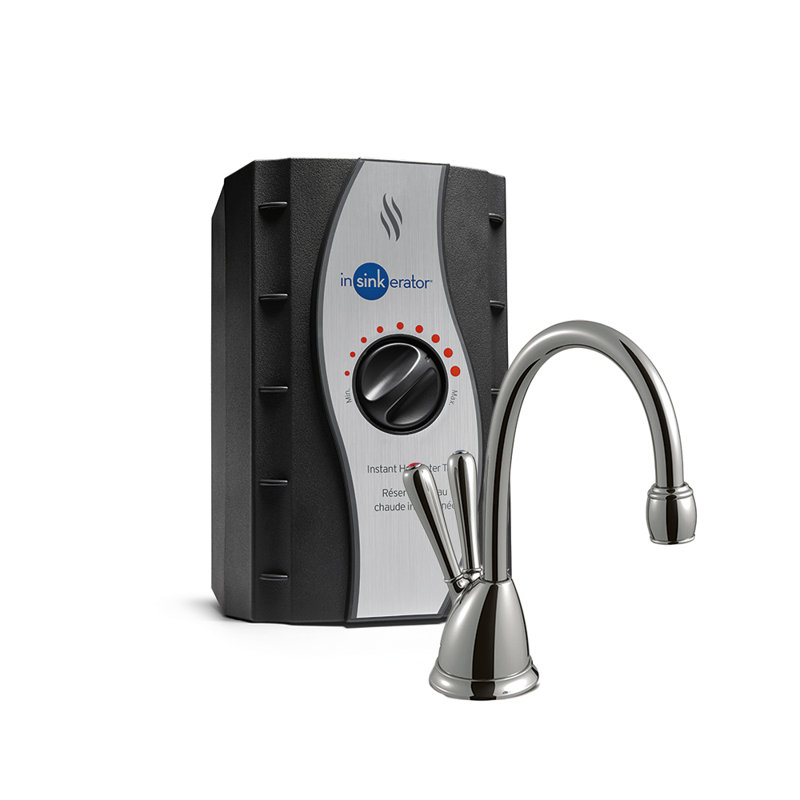 Distributeur d'eau chaude et froide, Chrome